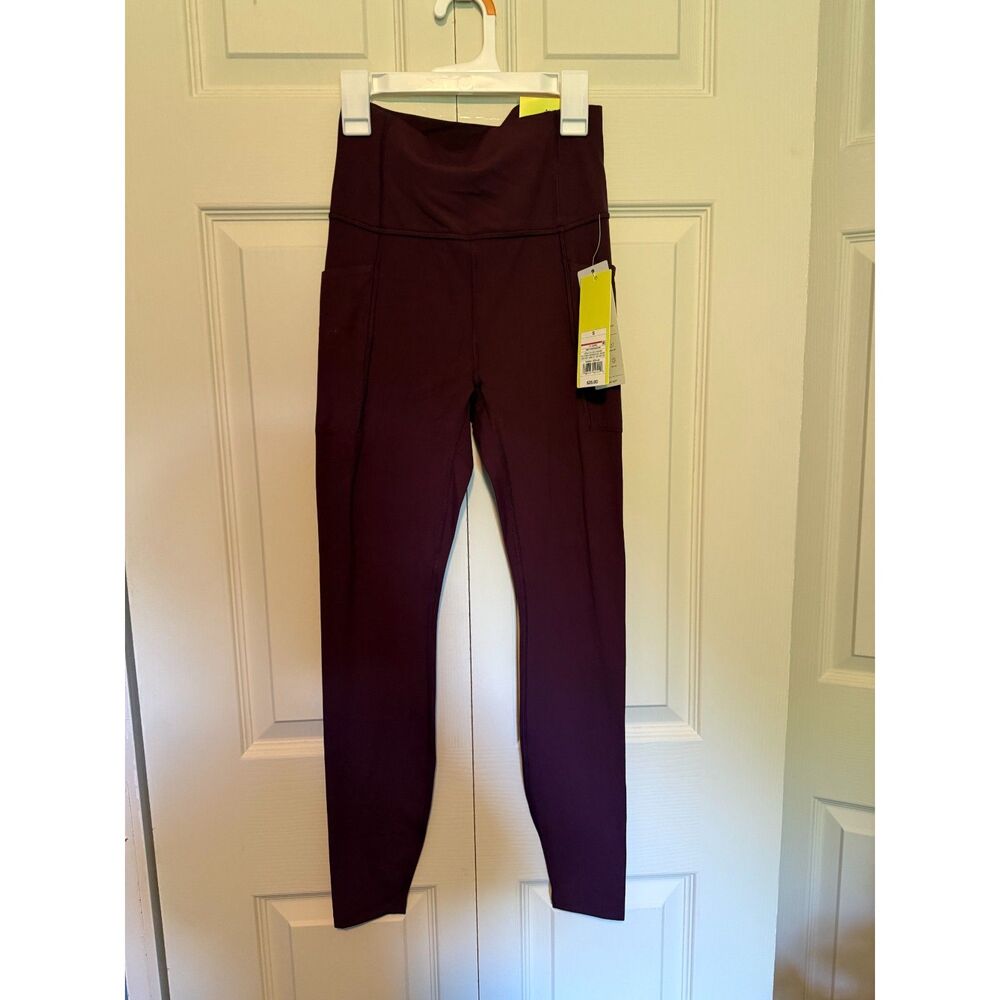 NWT All In Motion Burgundy Leggings